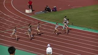 20180422朝日記録会 一般女子100m決勝 Asahi Track Meet Women's 100m Final