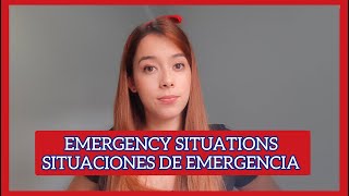 Spanish vocabulary for emergency situations Part 1 @teacheranny