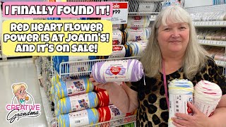 FINALLY!!  Found the Flower Power Yarn at Joann's  It's on SALE  #joanns