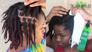 Taliah Waajid Moisture Clenz Review on Locs | How to Prevent ITCHY Scalp in Between Washes |