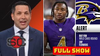 Adam Schefter BREAKING: Ravens WR Zay Flowers out vs Steelers: Lamar is on verge one-and-done