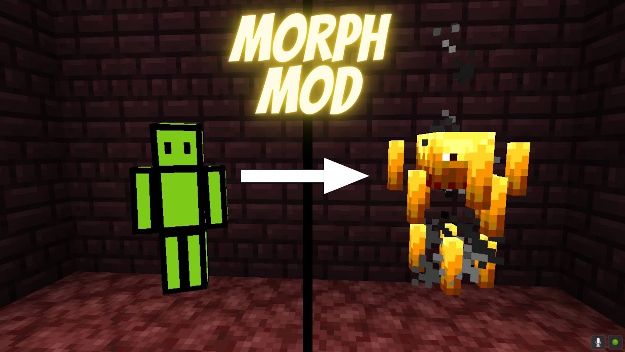 Minecraft, But We Can Morph Into Mobs - YouTube