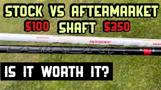 Stock Vs Aftermarket Driver Shaft