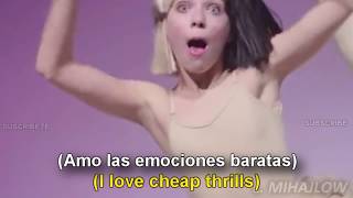 Sia - Cheap Thrills [Lyrics English - Español Subtitulado]