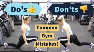 COMMON GYM MISTAKES YOU MIGHT BE MAKING!