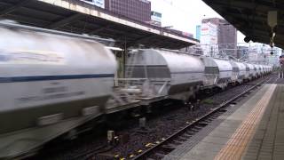 EF64牽引　フライアッシュホキ　名古屋駅通過