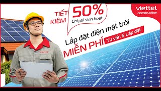 Lắp Đặt Điện Mặt Trời Viettel Giá lắp đặt chỉ từ 15.000.000đ/kWp