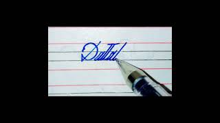 Name of Dattatreya write ✍️ in beautiful cursive style.||. Comment your name to write a name.