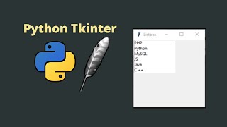 Python Tkinter : How to create a ListBox in Python Tkinter