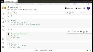 Part-4:Python Data types -Sequence type(tuple())