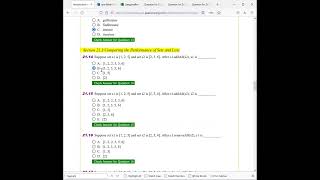 Daniel Liang Java Chapter 21 Multiple Choice Question Part 1