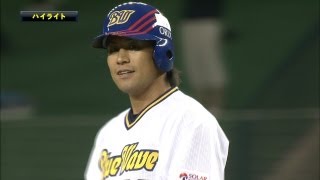 2013.08.30 L2-6Bs 竹原の劇的な勝ち越し3点タイムリーでオリックスが逃げ切り！