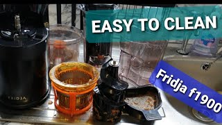 How to clean FRIDJA F1900 FRUIT JUICER