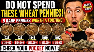 DO NOT Spend These Wheat Pennies! 5 Rare Coins Worth a Fortune