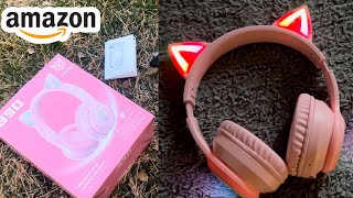 AMAZON PROFESSIONAL GAMING HEADSET || ONITOON LED BLUETOOTH HEADPHONES UNBOXING \u0026 REVIEW