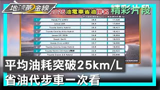 平均油耗突破25km/L 省油代步車一次看 地球黃金線 20250212 (2/4)