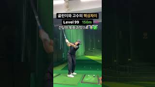 골린이와 고수의 핵심차이 #golf #골프연습 #쇼츠 #골프스윙 #골프레슨 #golfswing