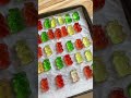 *satisfying* viral frozen gummy bear candy gummybear asmr easyrecipe