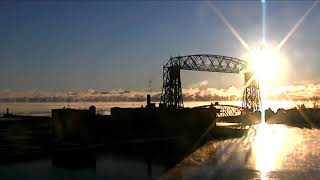 Cold morning in Duluth, Minnesota