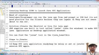 56 Advanced Java Tutorial | JDBC | Creating Desktop ICON to Launch Java GUI Application | adv java
