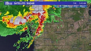 LIVE LOOPING RADAR | Tracking severe storms heading to West Michigan