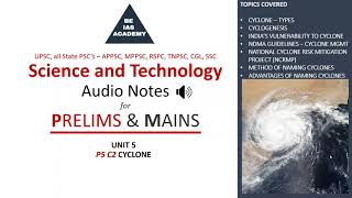 #34 Science and Technology U5 P5 C2 - CYCLONE