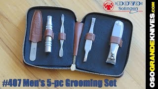 Dovo Mens 5-Piece Grooming Manicure Set Review | OsoGrandeKnives