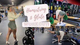 FULL HAMSTRING AND GLUTE WORKOUT/ WARMUP/ DYNAMIC STRETCHES & GLUTE ACTIVATION!
