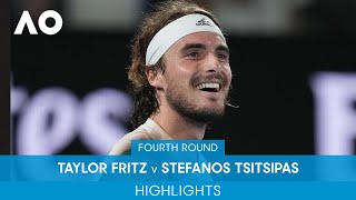 Taylor Fritz v Stefanos Tsitsipas Highlights (4R) | Australian Open 2022