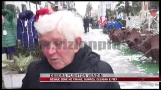 Dëbora “paralizon” Tiranën - News, Lajme - Vizion Plus