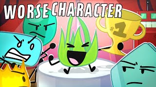 Ranking The WORST Characters Of BFDI!