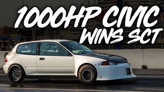 1000HP K20 Civic Pulls Off Street Car Takeover Win!