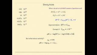 Lesson 28 Strong Acid Base
