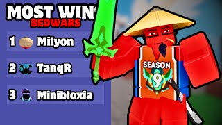 [🔴LIVE] BECOMING THE MOST WINS PLAYER IN ROBLOX BEDWARS!
