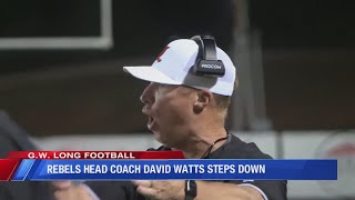 G.W. Long Head Football Coach David Watts Steps Down