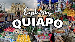 Exploring Quiapo | Visiting The Black Nazarene, Buying Fruits, Veggies, And Seafood #travel #quiapo