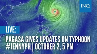 LIVE: Pagasa gives updates on Typhoon #JennyPH | October 2, 5 PM