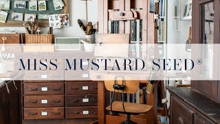 My home art studio tour | look in every drawer \u0026 cabinet  | miss mustard seed