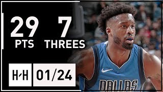 Wesley Matthews Full Highlights vs Rockets - 29 Pts | January 24, 2018 | 2017-18 NBA Season