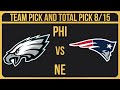 FREE NFL Picks Today 8/15/24 NFL Preseason Picks and Predictions