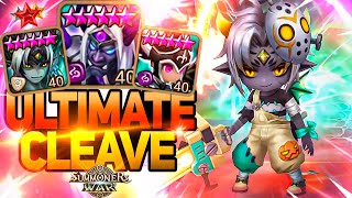 HIGH DMG CLEAVE with Ongyouki, Lucifer and Trinity - Summoners War