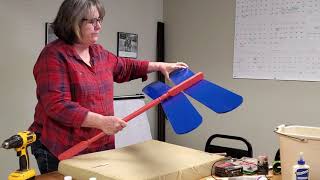 DYI Dragonfly demonstration from the LA Habitat for Humanity ReStore - Kathy Wernberg