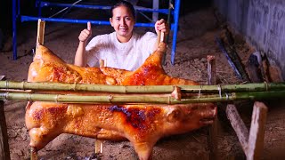 หมูหันสูตรเด็ด บอกวิธีทำทุกขั้นตอน หมูหันสูตรตาทราย แม่โบว์พากิน