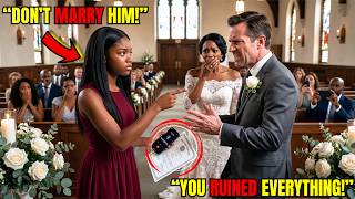Daughter Screams “Don’t Marry Him!” — Then Exposes The Groom’s Secret And Mom Calls 911