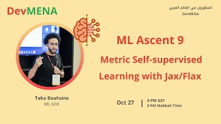 Metric Self-supervised Learning with Jax/Flax (طه بوحسين)