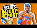 NBA DFS Injury Analysis Show: Friday, Nov. 8