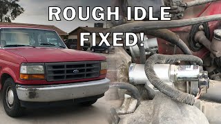 Ford F-150 1994 Idle Air Control Valve Replacement | Rough Idle Issue Fixed | F150 4.9L 300ci