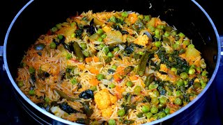 இந்த சாதம் 6 வகையான காய்கறிகள் சேர்த்து செய்தது | MIXED VEGETABLE RICE