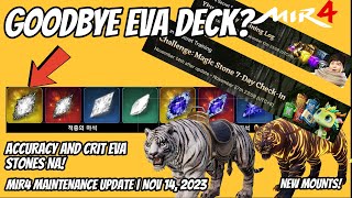 ACCURACY AND CRIT EVA STONES IS HERE! | MIR4 Maintenance Nov. 14, 2023