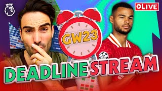 🔒 GAKPO IN | GW22 DEADLINE STREAM | FPL GAMEWEEK 22 | FANTASY PREMIER LEAGUE TIPS